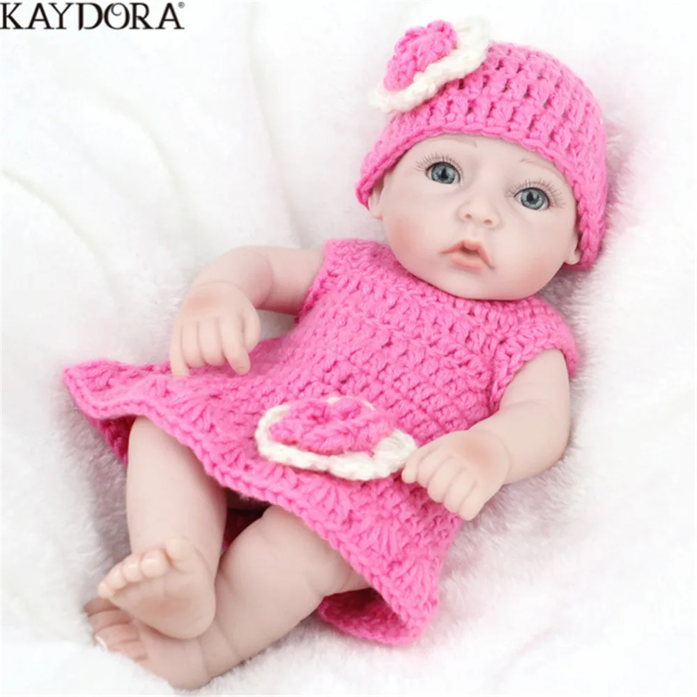 KAYDORA Bebe 10 "Настоящая девочка Reborn силиконовая кукла Baby высокое качество детский подарок игры игрушки для детей день рождения девочка