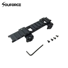 Прицел выше основание Крепление 20 мм рельсовый адаптер для MP5 страйкбол прицел пистолет оценки для охоты аксессуар