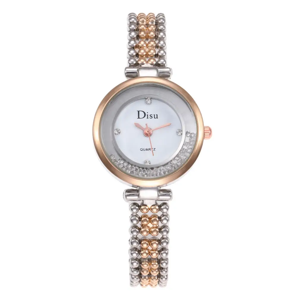 Высокое качество красивые модные женские часы-браслет женские часы повседневные круглые Аналоговые кварцевые наручные часы-браслет для женщин