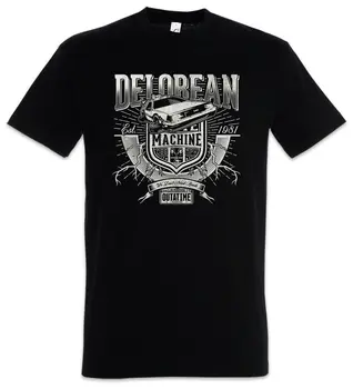 

DELOREAN TIME MACHINE T-SHIRT Back To The Future Shirt Zuruck In Die Zukunft Printed Round Men T shirt Cheap Price top tee