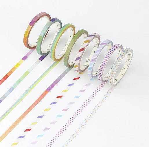 

AE006-5mm*7m little flower vintage picture 20 types diy washi adhesive tape(1piece)