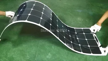 

semi-flexible solar panel 140w MONO crystalline flexible solar cell 140w with 23% charging efficiency 30 degree foldable