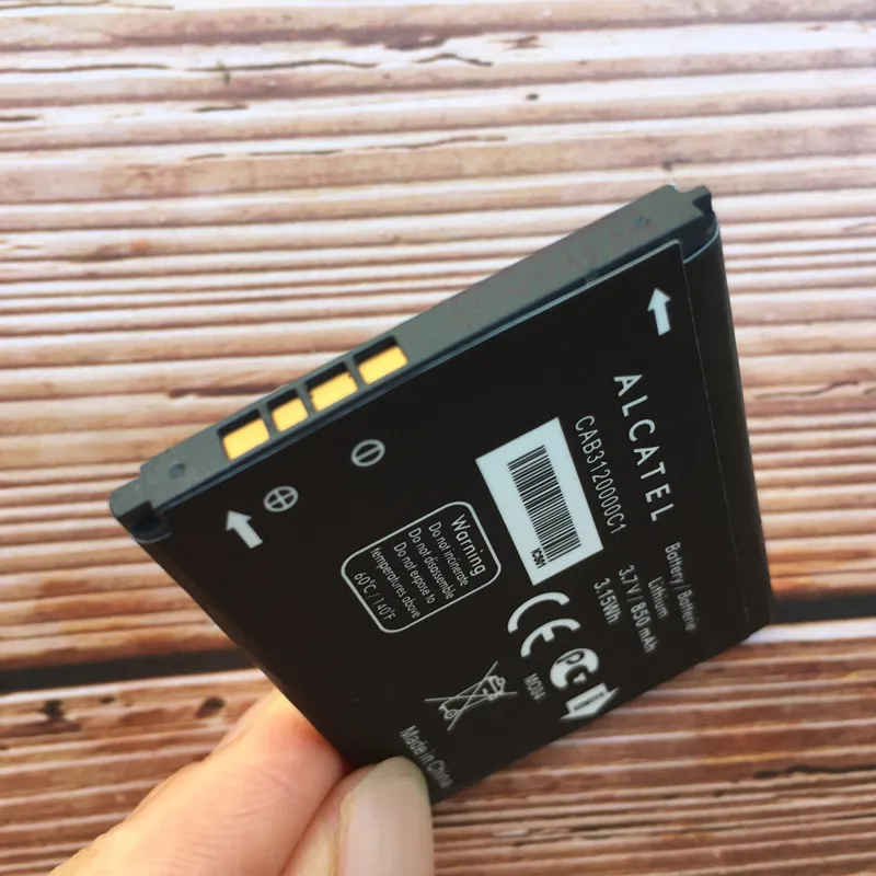 100% Высокое качество 850 мАч CAB3120000C1 CAB23A0000C1 батарея для Alcatel One Touch 385 510 602 710 710A 710D 768 806