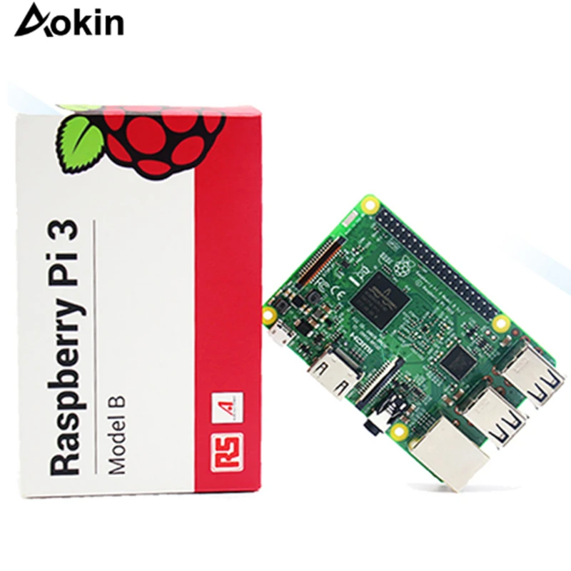 Материнская плата Aokin Element 14 / RS Raspberry Pi 3 Model B + /Model с WiFi и Bluetooth материнская