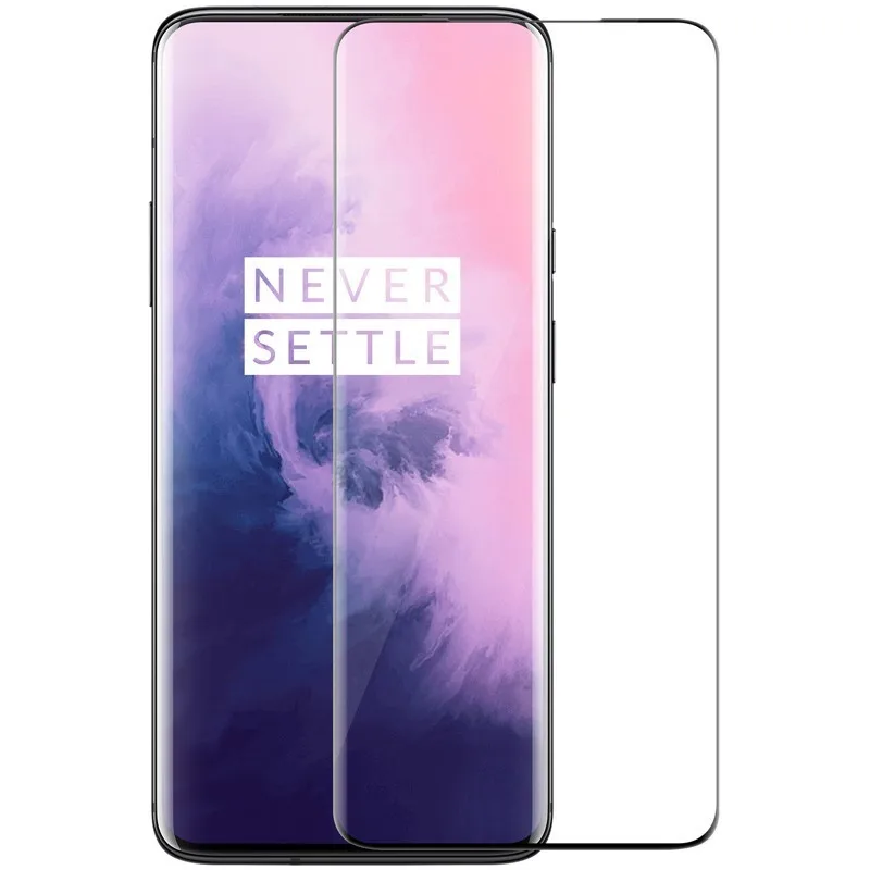 NILLKIN OnePlus 7 Pro стекло 3D защита экрана DS + MAX изогнутое полностью клеевое закаленное
