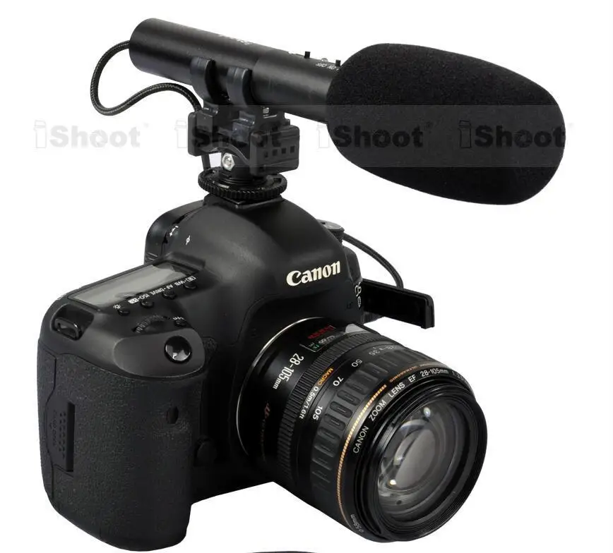 MIC DC/стерео микрофон Микрофон для Nikon D4/D4S D3S/D810A/D810/D800/D800E/D750/D610/D600