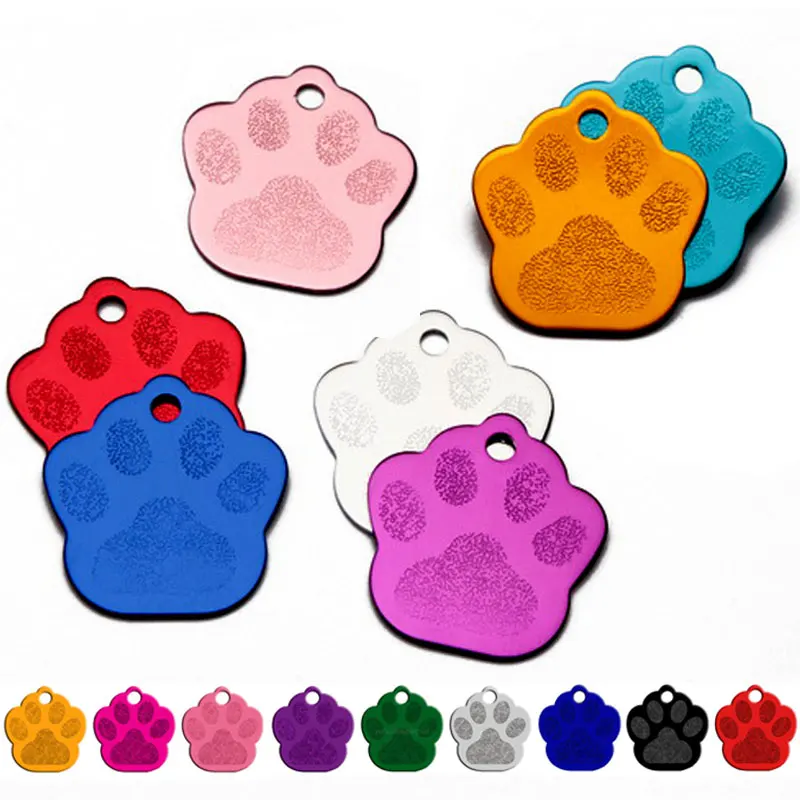 Идентификационные бирки для собак и кошек в форме лапы 100 шт.|id tag|cat id tagpersonalized dog |