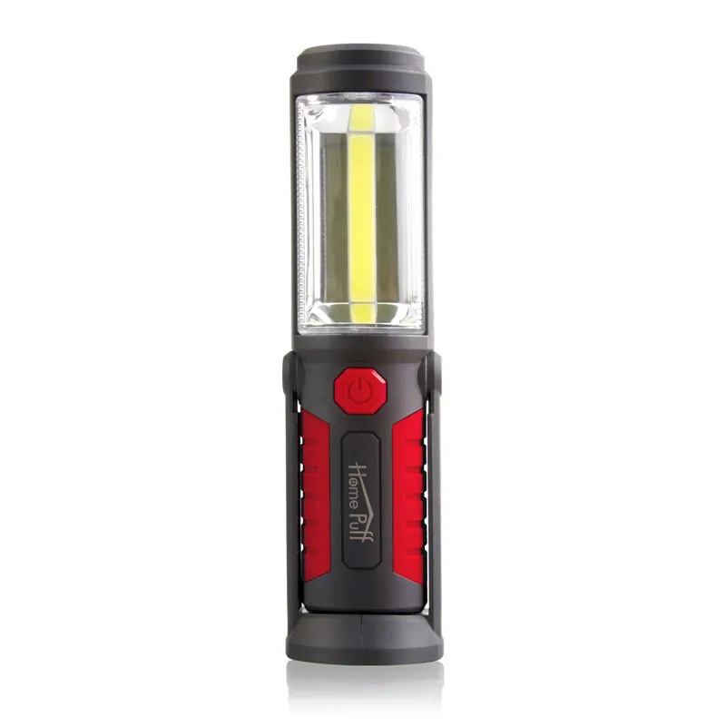 USB Перезаряжаемый светодиодный светильник фонарь рабочий светильник стенд COB lanterna магнитный крючок 18650 Батарея Вспышка светильник s для наружного применения