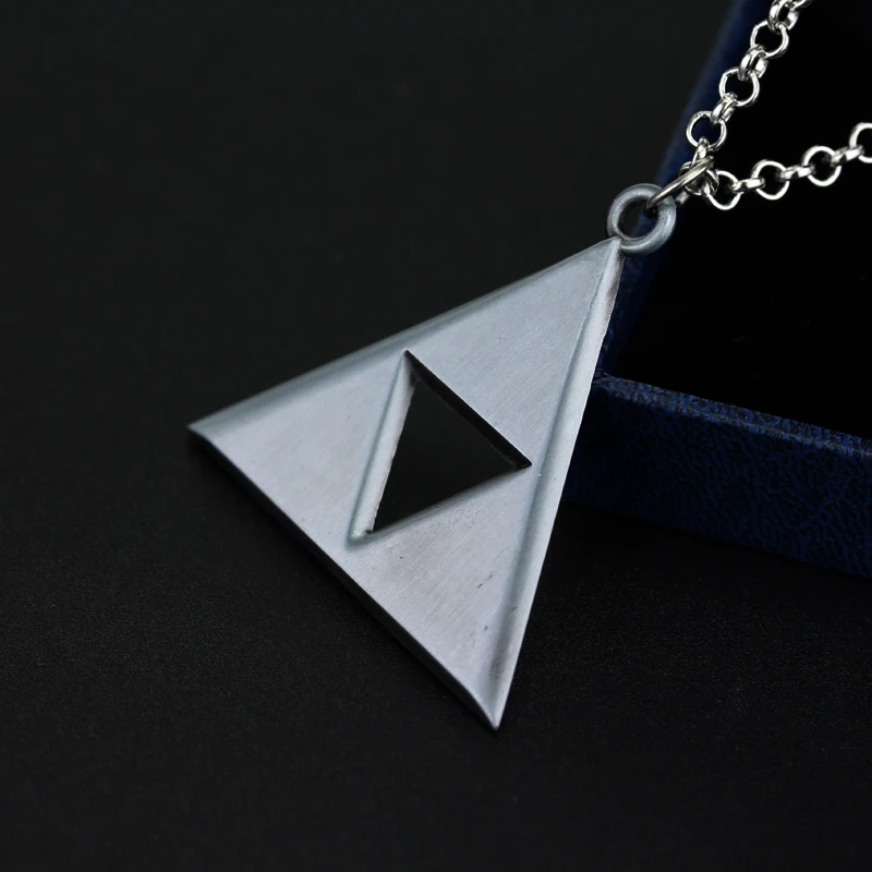 Легенда о Зельде Triforce треугольник сплав кулон ожерелье высокое качество подарок для женщин мужчин модные аксессуары игровые ювелирные изделия