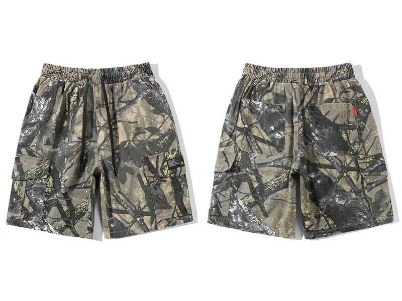 Camo Cargo Shorts 1