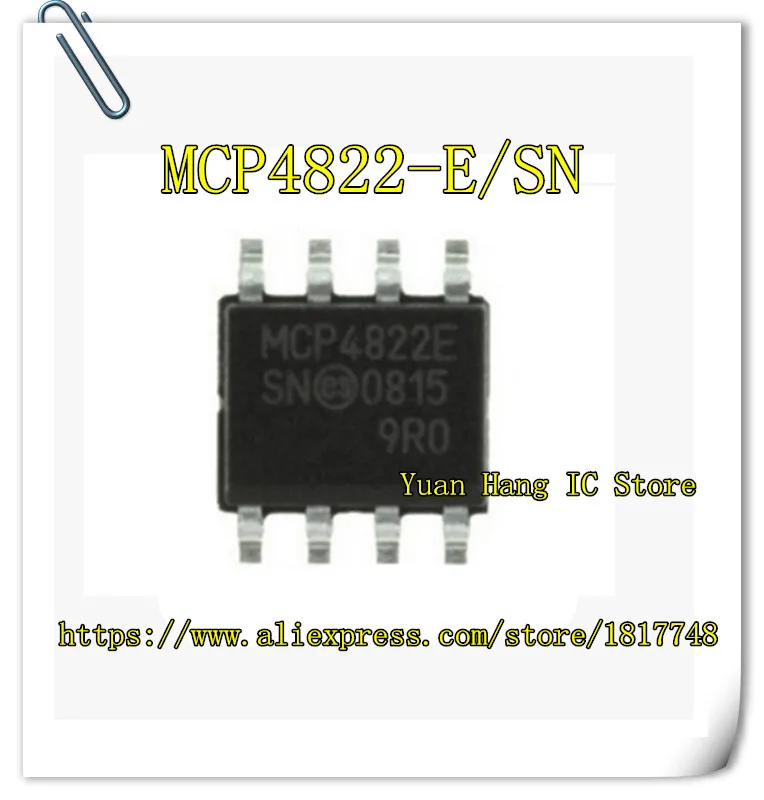 

10PCS/LOT MCP4822-E/SN MCP4822E MCP4822 4822E SOP-8 New original