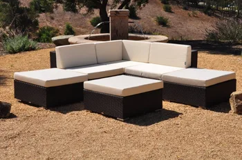 

Hot Sale wicker patio furniture outdoor rattan sofa sectional corner sofa set