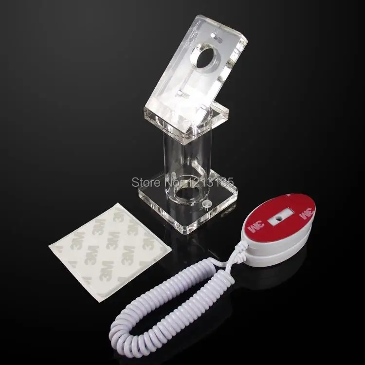 20 Pcs DHL Mobile Phone Transparent Acrylic Security Display Stand