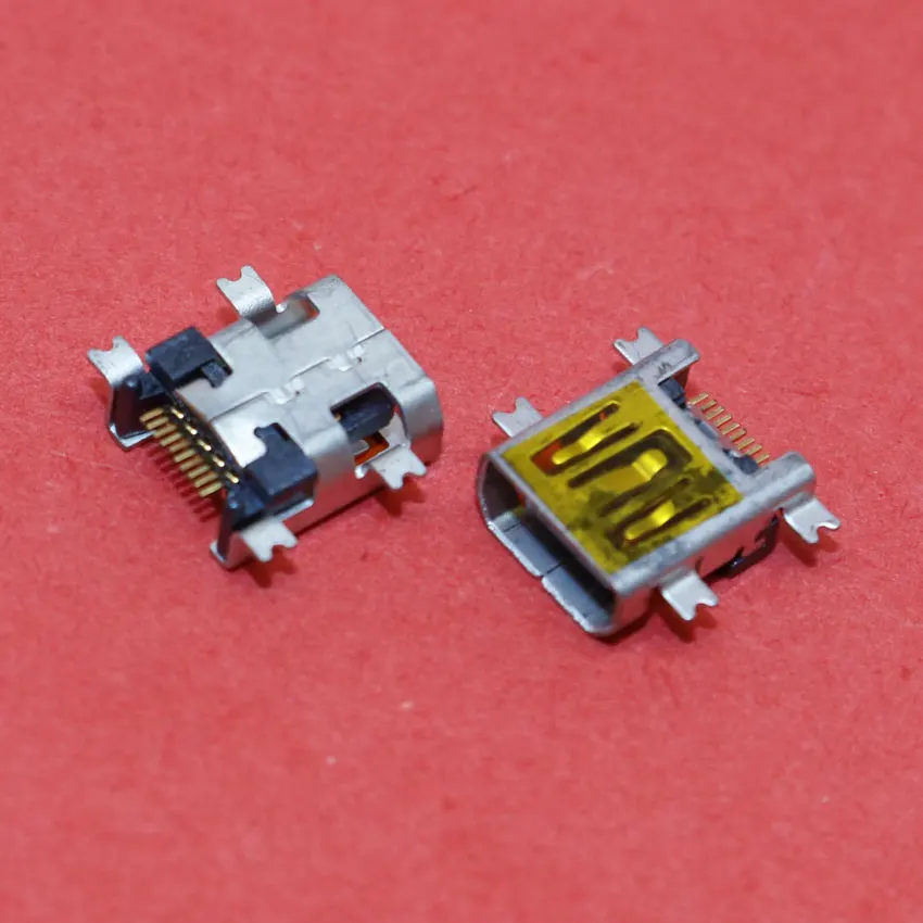 

ChengHaoRan 1 Piece 10Pin Mini USB jack socket connector,V3 port for mobile phone etc,sink 1.0 MI-021