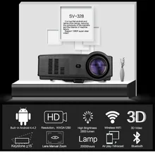 2018 HOT Sv 328 Projector Business Home Wireless With Screen Led Projector 10800p High Definition Android