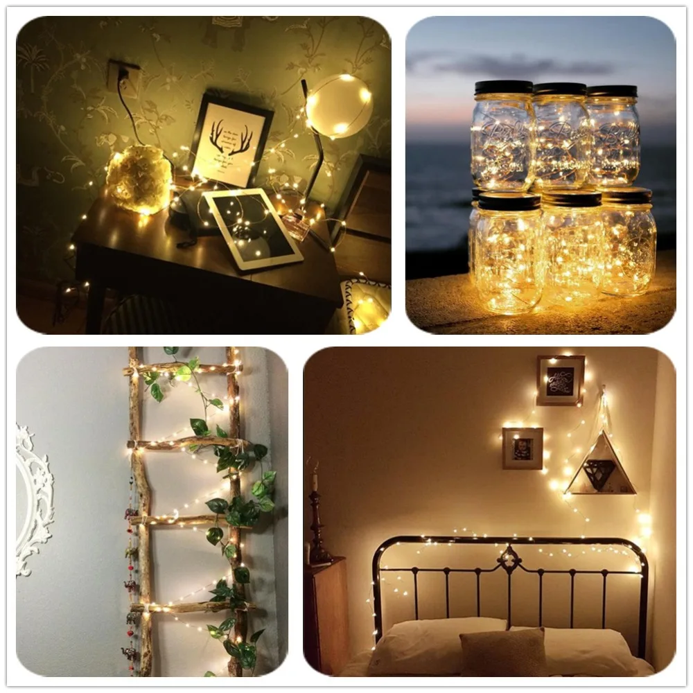 5M-10M-White-Warm-White-Blue-Multicolor-Silver-Cooper-Wire-5V-USB-Wedding-Party-Decoration-LED