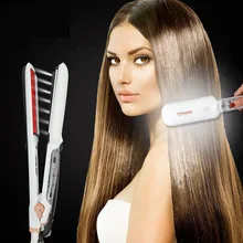 Профессиональный керамический паровой выпрямитель для волос Быстрый нагрев волос плоский железный пар