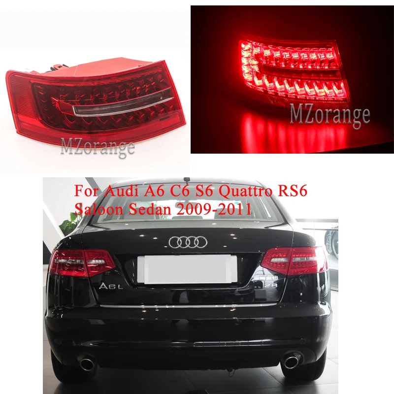 

Tail Light Outside for Audi A6 C6 S6 Quattro RS6 Saloon Sedan 2009-2011 LED Tail Lamp Assembly Replacement Car Left Right Side