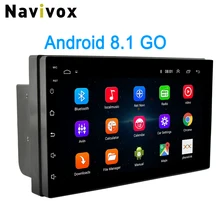 Navivox 2 Din Android автомобильный Радио 7 «Универсальный Автомобильный DVD gps плеер Android 8,1 Go Мультимедиа Навигация для Nissan Honda Toyota BYD