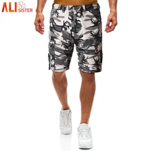 Камуфляжные карго-шорты камуфляжные мужские новые мужские s мужские шорты в повседневном стиле свободные рабочие шорты мужские военные Короткие штаны Большие размеры 32-38