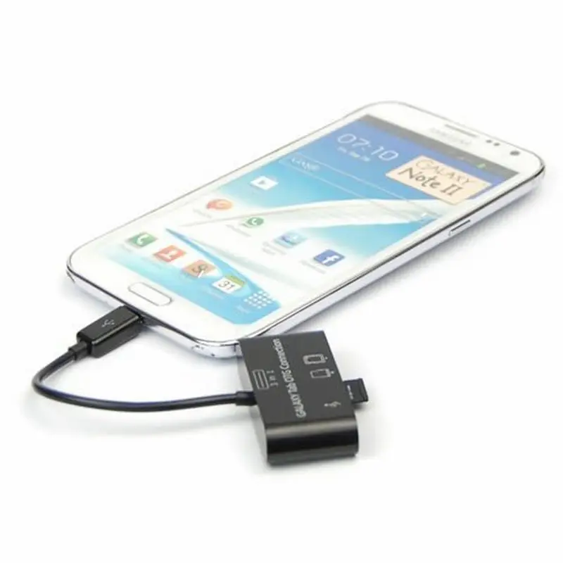 3 en 1 lector de tarjetas de memoria sd micro usb otg