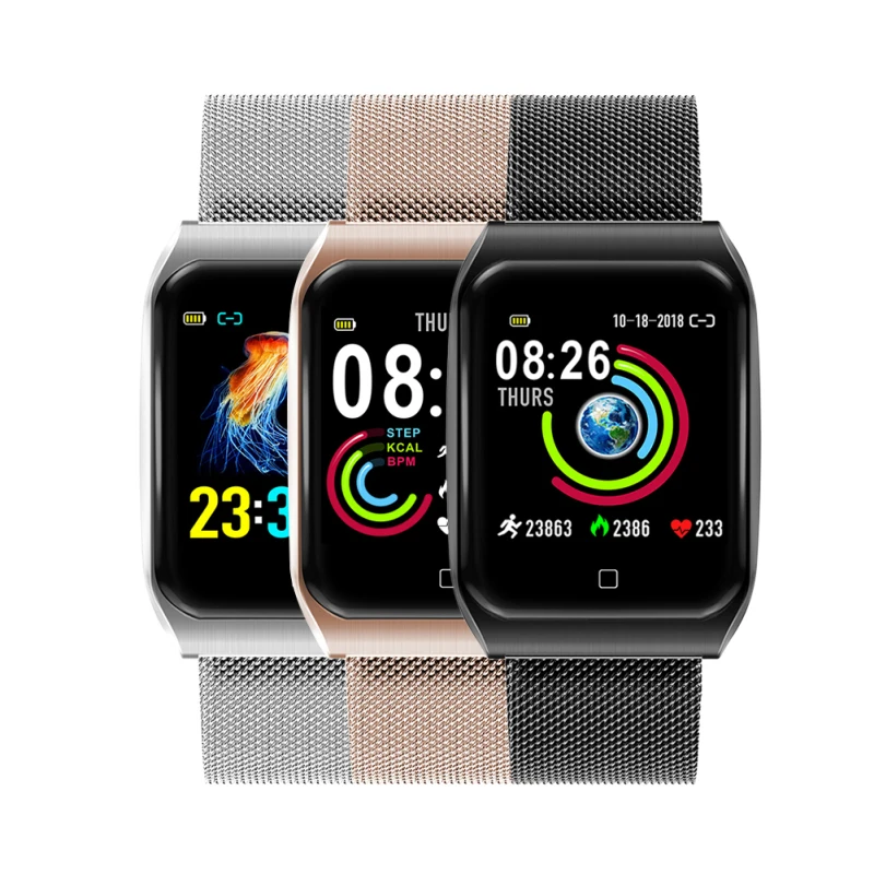 

F9 Bluetooth Smart Watch Bracelet Sports Fitness Tracker Blood Pressure Heart Rate Monitor Waterproof Smart Watch for Xiaomi