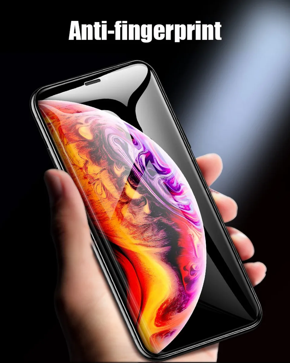 IPhonexs 5D закаленное стекло для iPhone 11 Pro Max XS X защитная пленка для экрана полное покрытие стекло для iPhone 6 6s 7 8 Plus 11 X XR XS