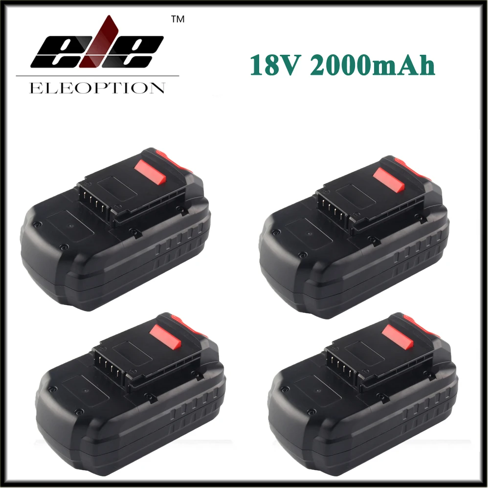 

4x 18V 2000mAh Ni-CD Battery for PORTER CABLE PC18B PCC489N PCMVC PCXMVC PC18BLEX PC18SS PC18JR PC18JS PC18FL PCC581B PC18DS