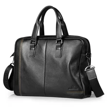 Мужская новая горячая натуральная кожа ретро деловая офисная дорожная сумка для компьютера одноцветная Красивая деловая вместительная сумка