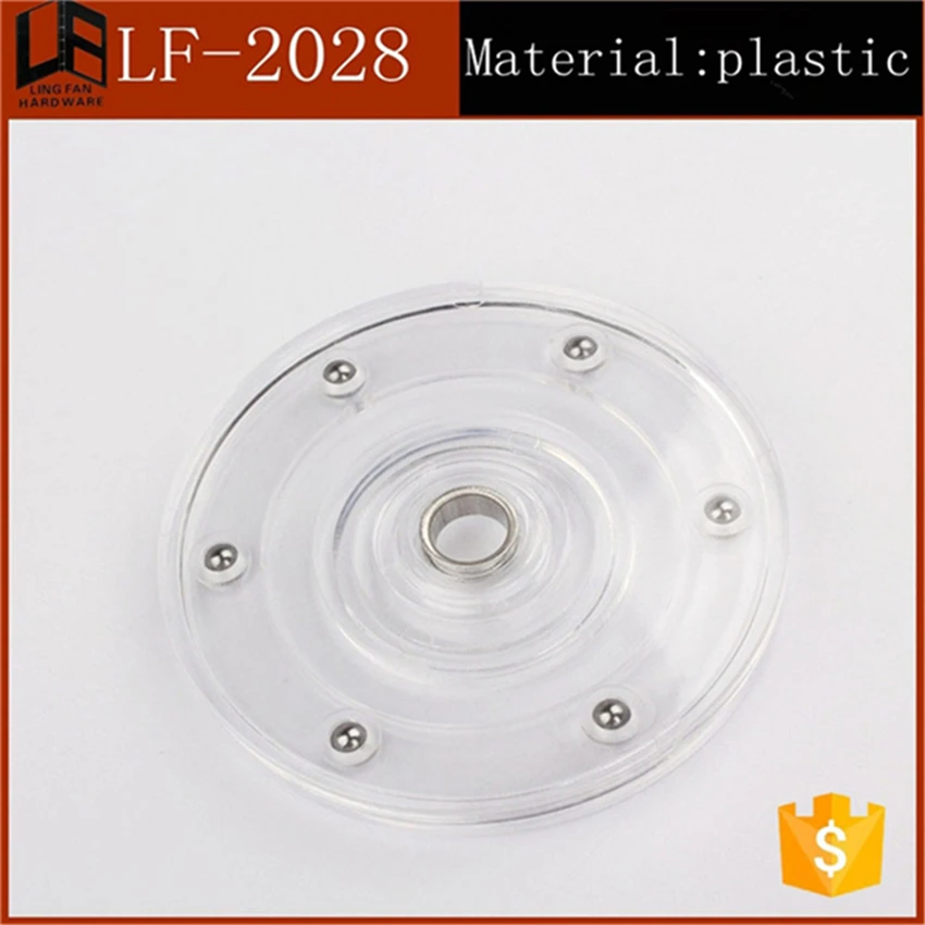Acrylic turntable display stand base chassis rotation transparent