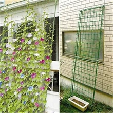 Садовая зеленая нейлоновая решетчатая сетка поддержка скалолазания фасоли растительных сеток растут забор 1,8*0,9 см