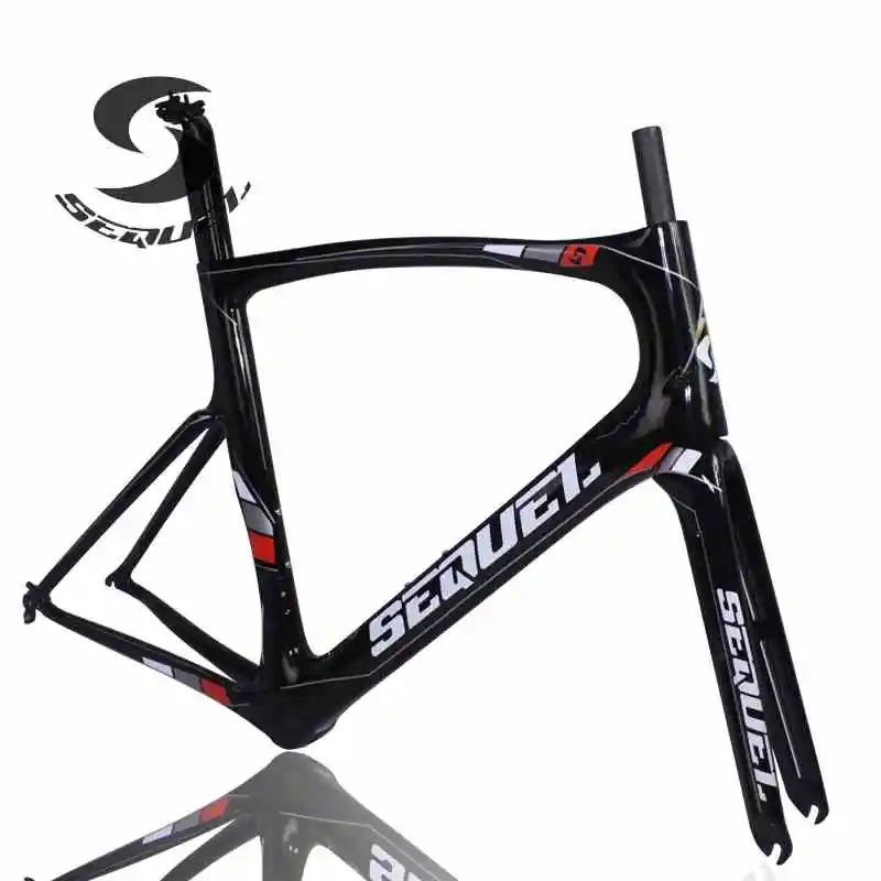 Clearance Carbon frame road carbon china SE09-5 inner cable bicycle frame DI2/mechanical both carbon frames with factory directly sell 0