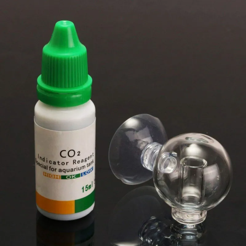 New Useful Aquarium CO2 Glass Drop Checker Fish Tank PH Term Monitor CO2 Bubble Counter For Aquarium Plant