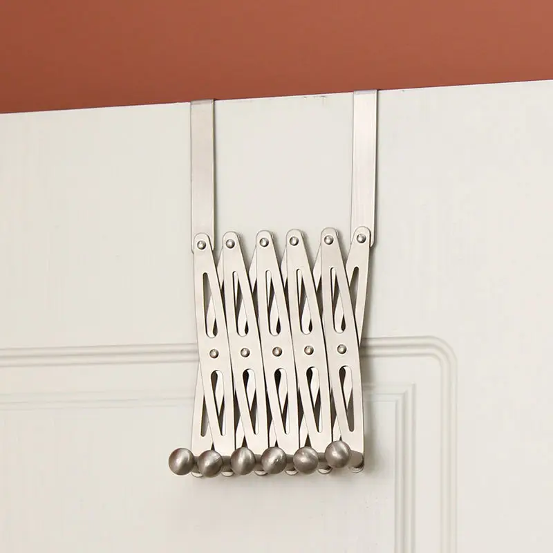 6-Hook Flexible Back Door Hanger Rack Bathroom Kitchen Organizer Hanger Hooks Home Storage Rack And Holder 6-Hook Flexible Back Door Hanger Rack Bathroom Kitchen Organizer Hanger Hooks Home Storage Rack And Holder
