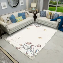 Ультратонкий современный ковёр для гостиной, 6 мм, винтажный художественный коврик, журнальный столик, коврик для спальни, коврик моющийся Подушечка для йоги, аксессуары для дома