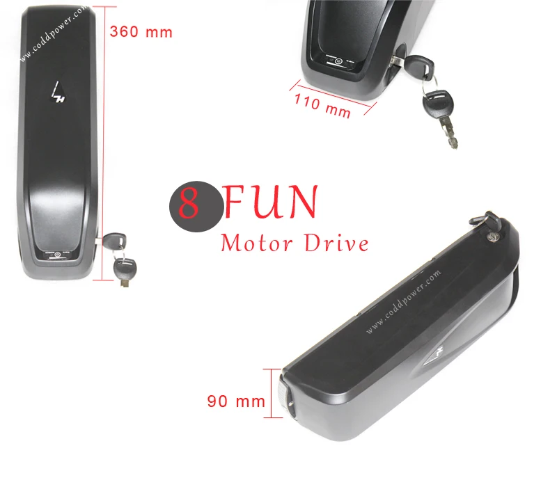 Cheap 48V 17AH E Bike Battery Hailong EBike with 30A BMS for 750W BBS02 1000W BBSHD Bafang Bicycle Motor 1