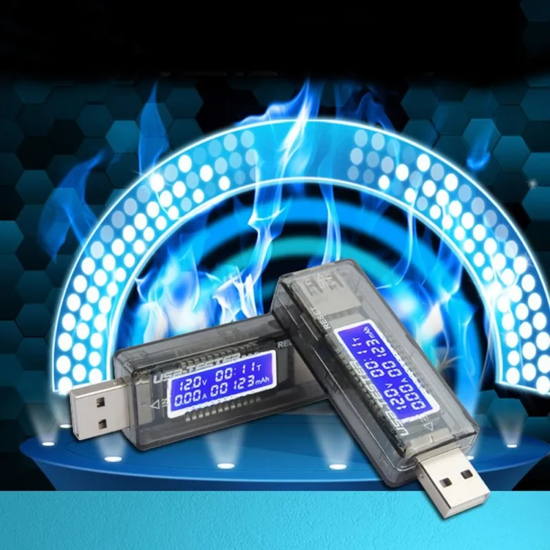 USB Зарядное устройство Доктор мобильный Мощность детектор многофункциональный аккумулятор Тесты Напряжение измеритель величины тока A09