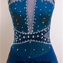 Конкурс Фигурное катание на коньках Платья для женщин для Для женщин с спандекс изящные бренд соревнования по фигурному катанию платье dr2575