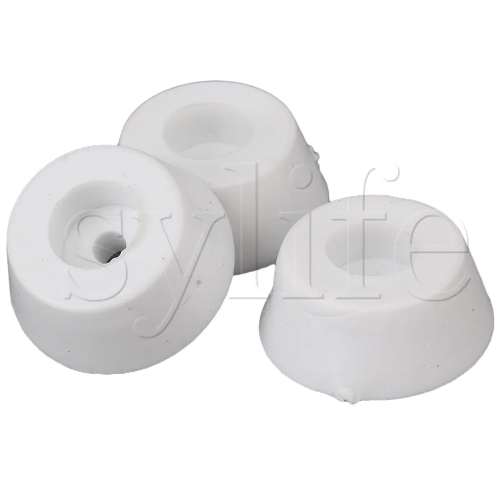 

Cabinet Furniture Recessed Rubber Feet Pad Table Desk Bumpers Covers Protector 20 x 15 x 8mm White Pack of 10