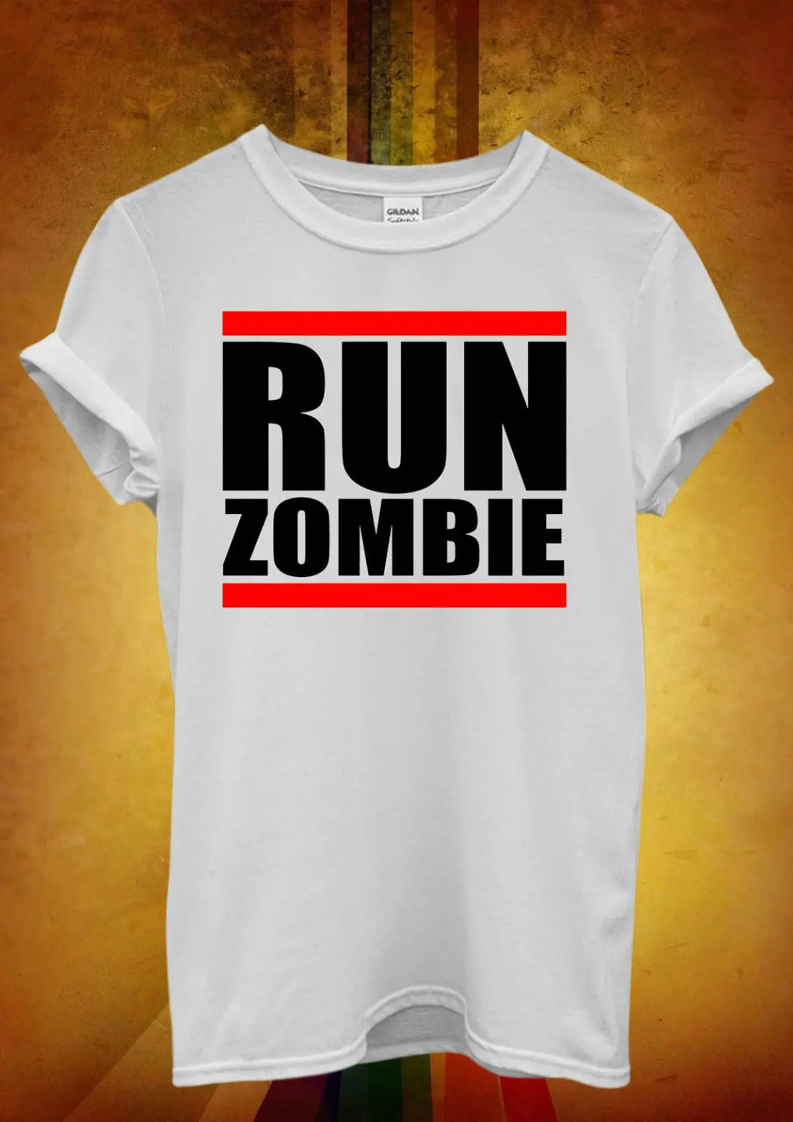 Runner Zombie Scary Funny Hipster Мужская Женская футболка унисекс Топ жилет 1106 Новые футболки