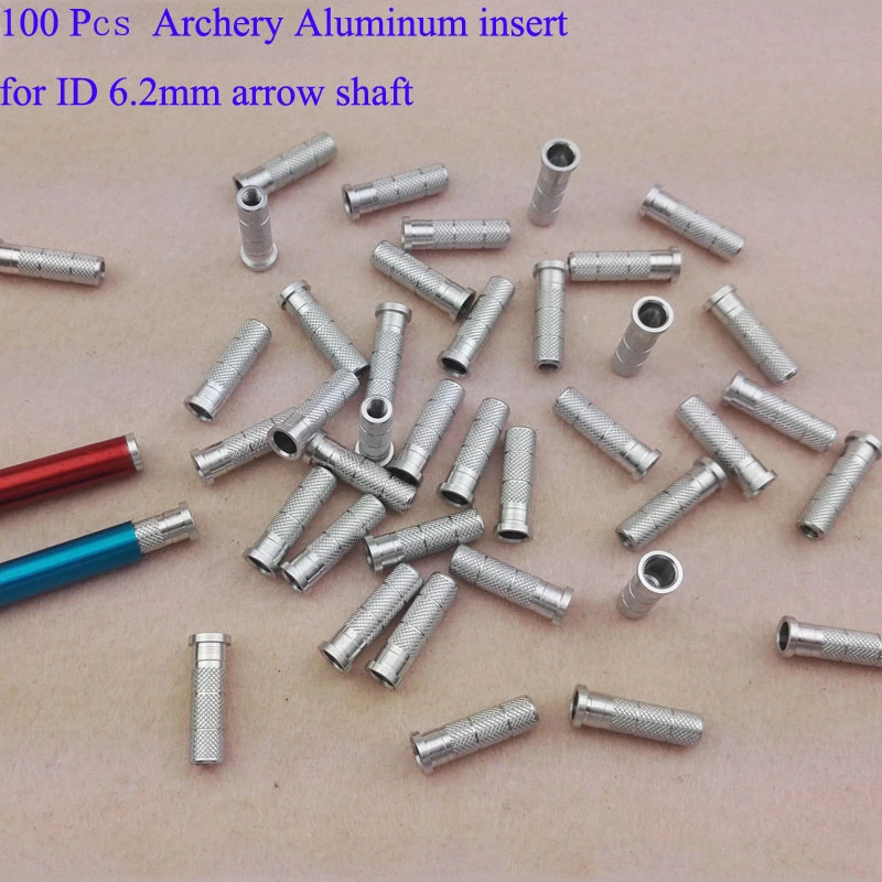 Details about / Arrow Head Aluminium Insert for ID 6.2mm//7.6mm Arrows Crossbow Arrows Archery