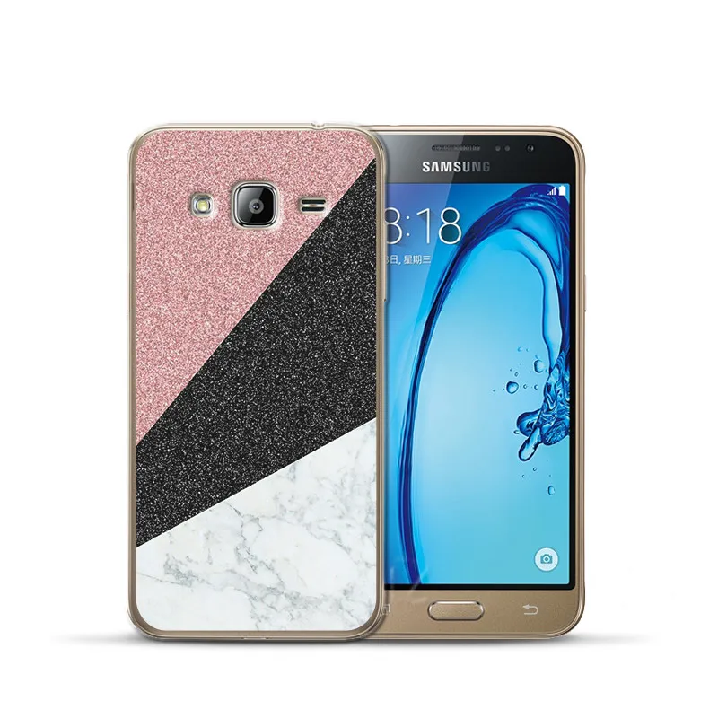 1318 Роскошный цветок мрамор для Samsung Galaxy J3 J4 J5 J6 J7 J8 плюс J2 премьер-чехол для телефона чехол Чехол-футляр capinha - Цвет: 1318
