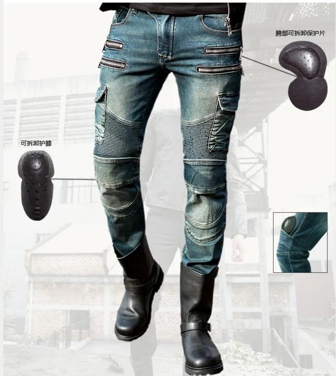 

Free Shipping 2016 Motocicleta Hombre Pants Motocross Uglybros Motorpool Jeans / Leisure Motorcycle Men's Outdoor Riding Pant