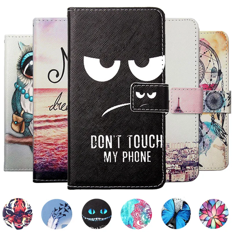 

For Digma LINX Atom Joy X1 Pro 3G Rage Pay Base 4G Digma VOX V40 3G PU Leather Retro Flip Cover Magnetic Fashion Wallet Case