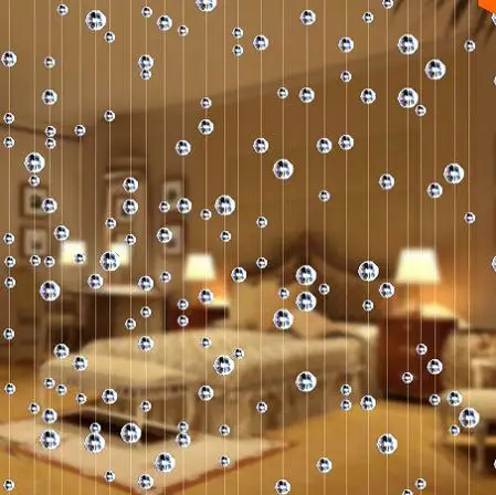 Fashion Crystal glass bead Curtain Indoor Home Decoration Luxury Wedding backdrop Decoration supplies decor curtains string curtain