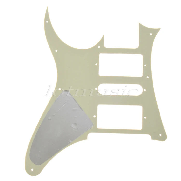 10 светильник зеленая пластина для электрогитары Pickguard 7V HSH Humbucker замены Ibanez RG250|guitar