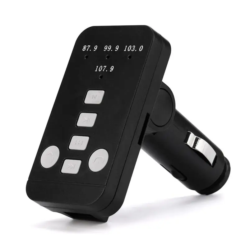 

100% NEW Bluetooth Car Kit MP3 Player FM Transmitter Wireless Radio Adapter USB Charger support caller number phones music