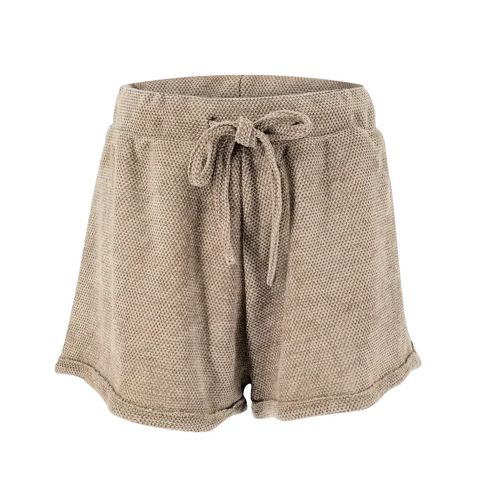 Hirigin женские популярные летние повседневные свободные шорты с высокой талией, короткие бандажные брюки