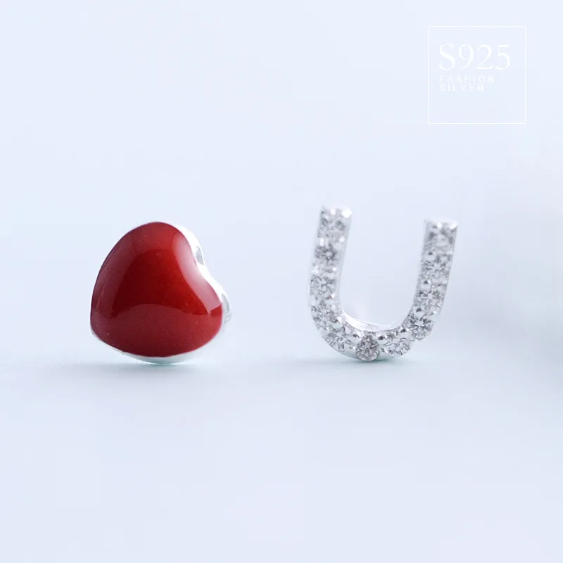 Женские серьги с красным клеем svjewelry модные милые универсальные в Корейском