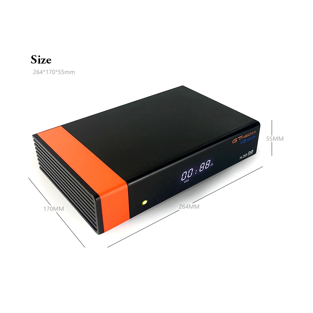 Gtmedia V8 NOVA from Freesat V8 Super TV Receiver Receptor Support built-in WIFI H.265 DVB-S2 cline cccam Box Spain tv decoder